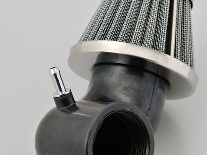 Super Power Filter φ35 with φ5 Nipple, 90-Degree Angle (Compatible with Emission Models)