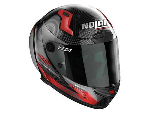 ノーラン NOLAN X-804RS ウルトラカーボン HOTLAP レッド/13 L