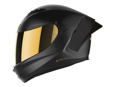 NOLAN N606 SPORT FLAT BLACK Gold/17 XL