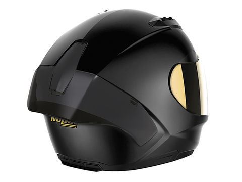 NOLAN N606 SPORT FLAT BLACK Gold/17 XL