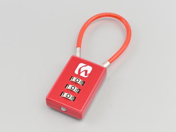 DLK010R コンパクトダイヤルロック レッド ストレートタイプ