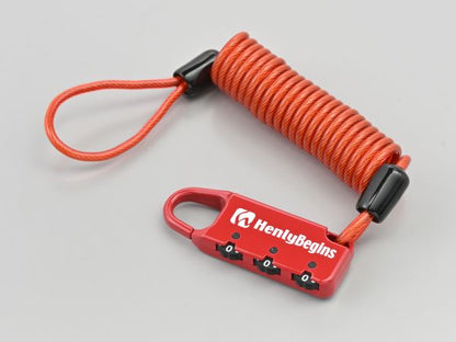 DLK120R コンパクトダイヤルロック レッド カールコードタイプ