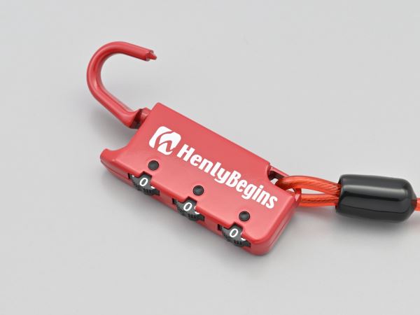 DLK120R コンパクトダイヤルロック レッド カールコードタイプ