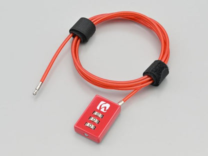 DLK130R コンパクトダイヤルロック レッド ストレートタイプ