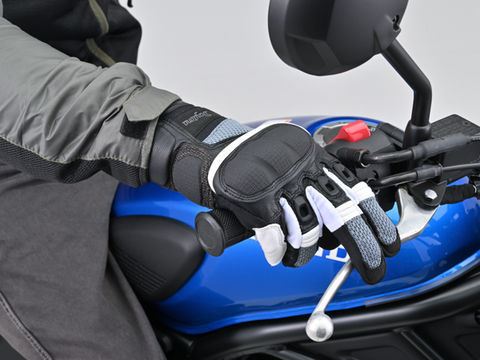 DG-008 コンフォートエアフローメッシュグローブ ブラック/ホワイト M