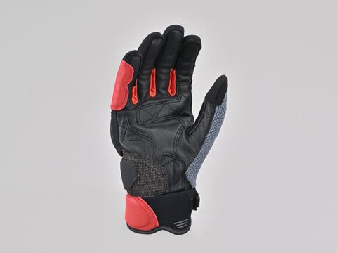 DG-008 コンフォートエアフローメッシュグローブ ブラック/レッド M