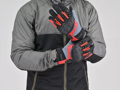 DG-008 コンフォートエアフローメッシュグローブ ブラック/レッド M