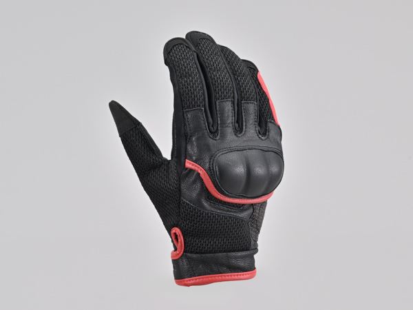 DG-009 Short Airflow Mesh Gloves Red S