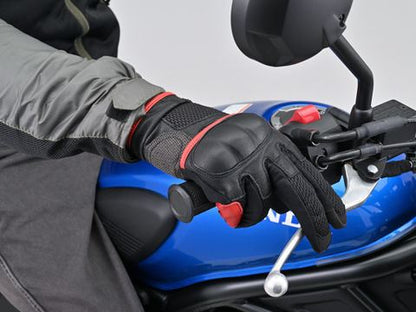 DG-009 Short Airflow Mesh Gloves Red S