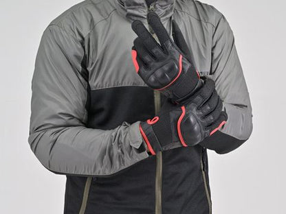 DG-009 Short Airflow Mesh Gloves Red S