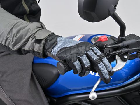 DG-010 Throwback Mesh Gloves Gray S