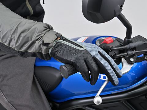 DG-011 パーシャルフィットメッシュグローブ グレー S