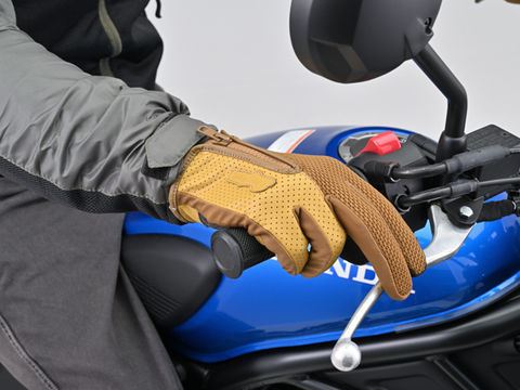 DG-011 パーシャルフィットメッシュグローブ ブラウン S