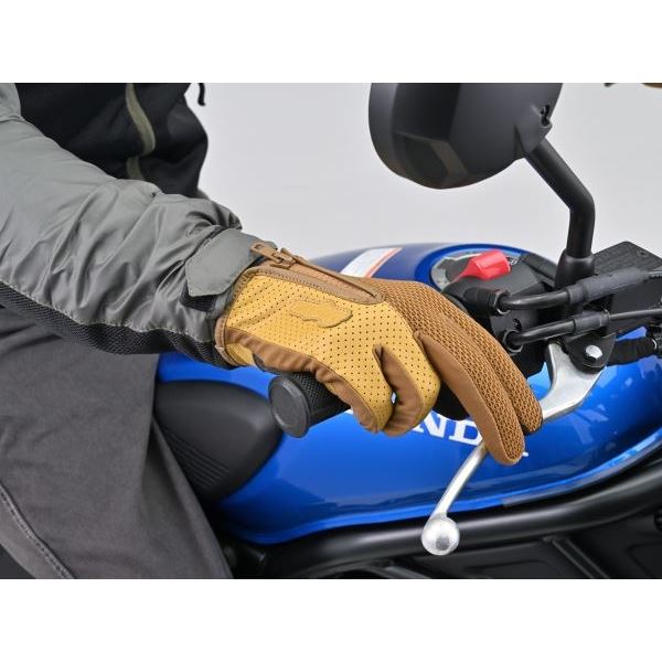 DG-011 パーシャルフィットメッシュグローブ ブラウン