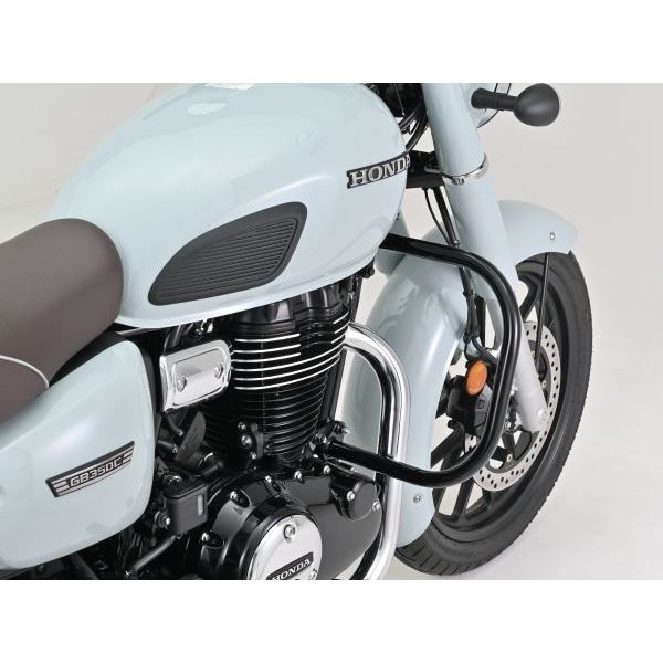 パイプエンジンガード グロスブラック Upper GB350C 左右セット