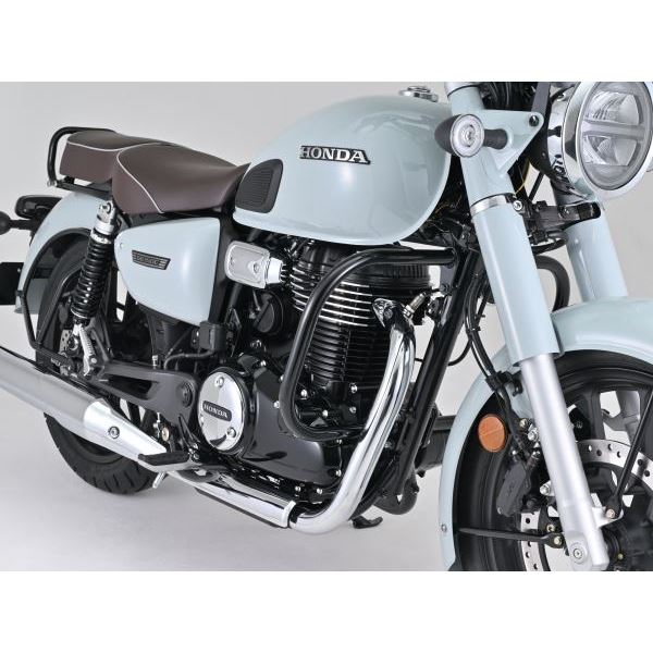 パイプエンジンガード グロスブラック Upper GB350C 左右セット