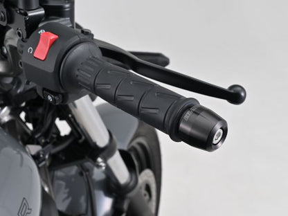 Aluminum Billet Bar Ends Surface for OEM Handlebars, Kawasaki M8 Type, Black