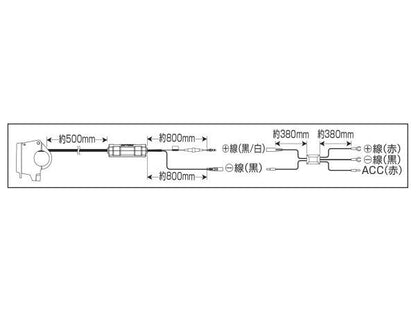 バイク専用電源 スレンダーUSB Type-A+Type-C QC3.0/PD3.0 Φ22.2 Φ25.4