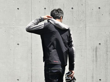 DJ-009 Quick Dry Hoodie Black/Red M