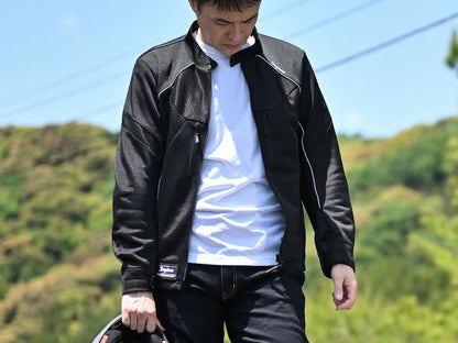 DJ-011 Full Mesh Jacket Black XL