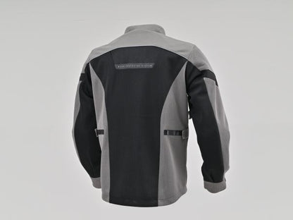 DJ-011 フルメッシュジャケット ブラック/グレー L