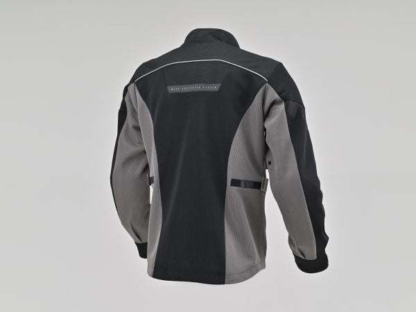 DJ-011 フルメッシュジャケット ブラック/レッド L