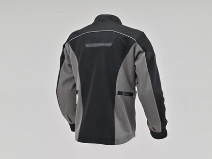 DJ-011 フルメッシュジャケット ブラック/レッド L