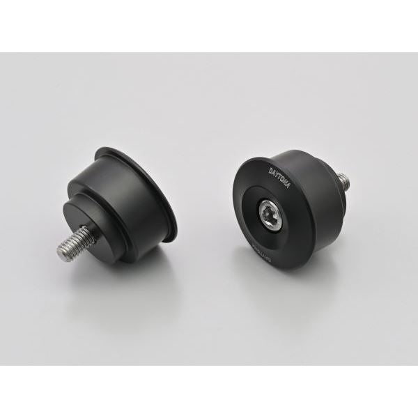 バーエンドミラーアダプター ブラック Φ30×L13 ヤマハ M6 左右2個セット