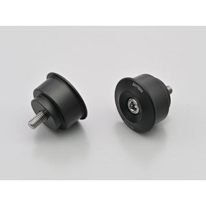 バーエンドミラーアダプター ブラック Φ30×L13 ヤマハ M6 左右2個セット