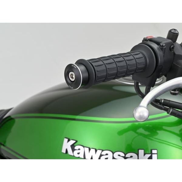バーエンドミラーアダプター コントラストカット Φ30×L13 カワサキ M8 左右2個セット