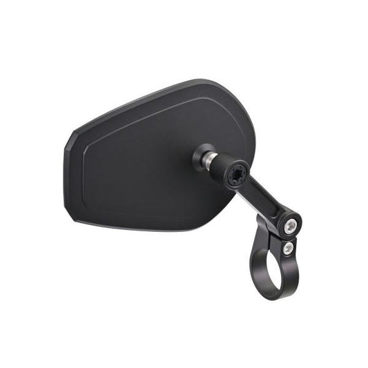 ハイビジミラー バーエンドミラー JOINT SHIELD ブラック スリムタイプ 1個入り