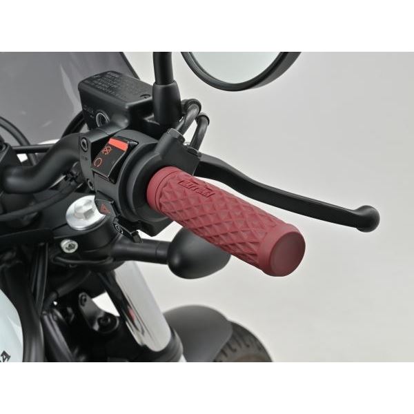 グリッピー グリップ GG-D-GRID オックスブラッドレッド 全長127mm Φ25.4 エンド非貫通