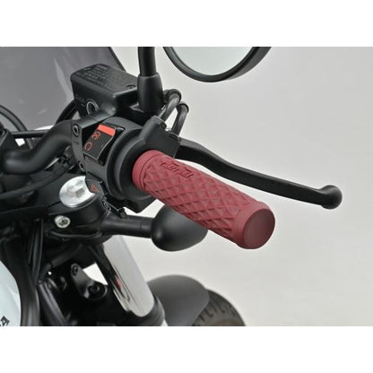 グリッピー グリップ GG-D-GRID オックスブラッドレッド 全長127mm Φ25.4 エンド非貫通