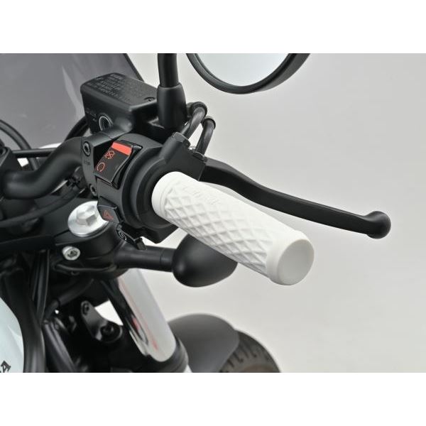 グリッピー グリップ GG-D-GRID ホワイト 全長127mm Φ25.4 エンド非貫通