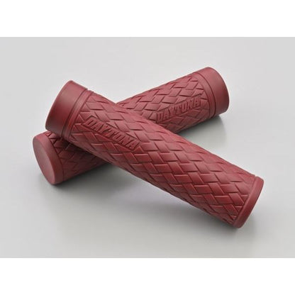 グリッピー グリップ GG-D-KNIT オックスブラッドレッド 全長127mm Φ25.4 エンド非貫通