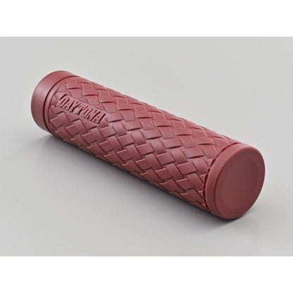 グリッピー グリップ GG-D-KNIT オックスブラッドレッド 全長127mm Φ25.4 エンド非貫通