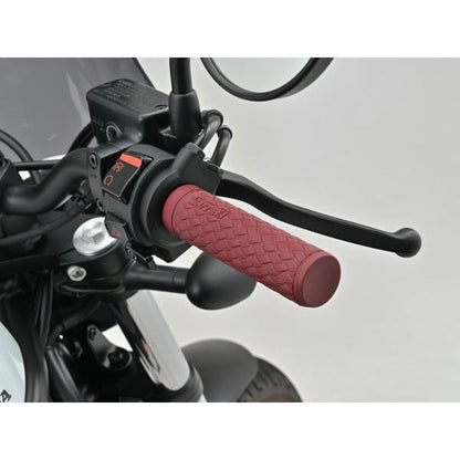 グリッピー グリップ GG-D-KNIT オックスブラッドレッド 全長127mm Φ25.4 エンド非貫通