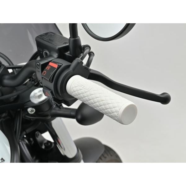 グリッピー グリップ GG-D-KNIT ホワイト 全長127mm Φ25.4 エンド非貫通