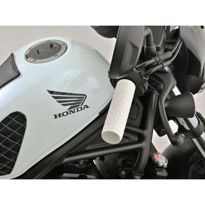 グリッピー グリップ GG-D-KNIT ホワイト 全長127mm Φ25.4 エンド非貫通