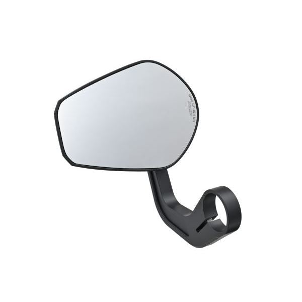 ハイビジミラー バーエンドミラー YAIBA SHIELD ブラック スリムタイプ 1個入り
