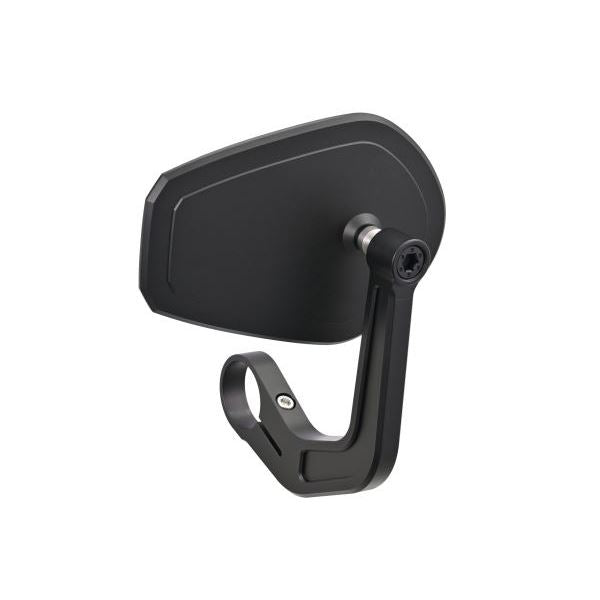 ハイビジミラー バーエンドミラー YAIBA SHIELD ブラック スリムタイプ 1個入り