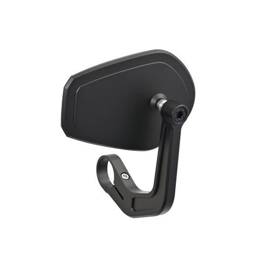 ハイビジミラー バーエンドミラー YAIBA SHIELD ブラック スリムタイプ 1個入り