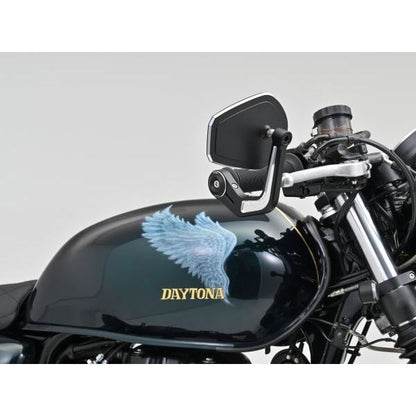 ハイビジミラー バーエンドミラー YAIBA SHIELD コントラストカット スリムタイプ 1個入り