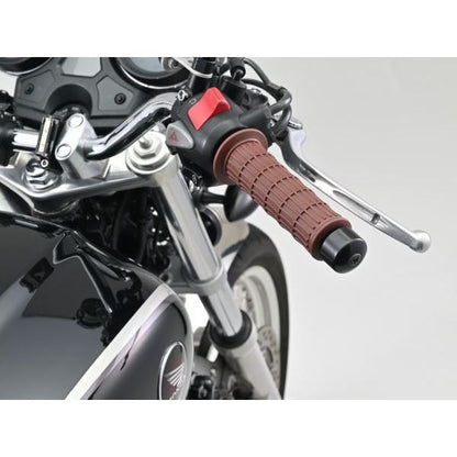 グリッピー グリップ GG-D-CLASSIC-2 ブラウン 全長123mm Φ22.2 エンド貫通