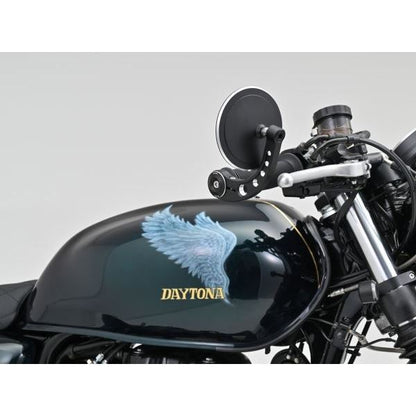 ハイビジミラー バーエンドミラー MIKAZUKI CIRCLE コントラストカット スリムタイプ 1個入り