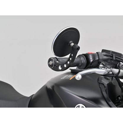 ハイビジミラー バーエンドミラー MIKAZUKI CIRCLE コントラストカット スリムタイプ 1個入り