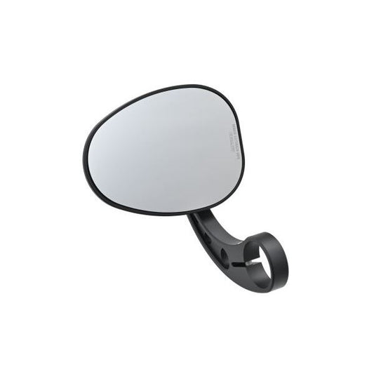 ハイビジミラー バーエンドミラー MIKAZUKI OVAL ブラック スリムタイプ 1個入り