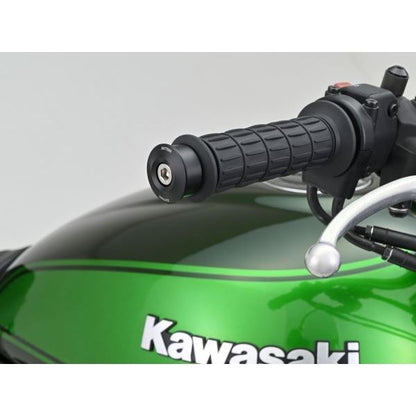 バーエンドミラーアダプター ブラック Φ30×L13 カワサキ M8 左右2個セット