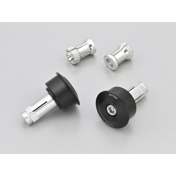 バーエンドミラーアダプター ブラック Φ30×L13 汎用 左右2個セット
