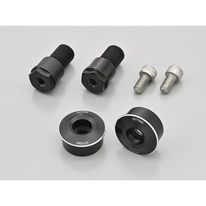 バーエンドミラーアダプター コントラストカット Φ30×L13 ヤマハ M16 左右2個セット